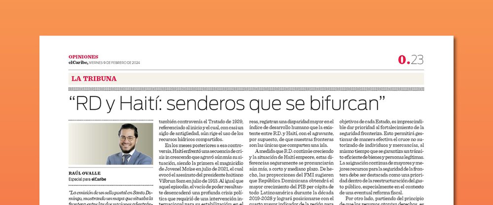 RD y Haití: senderos que se bifurcan